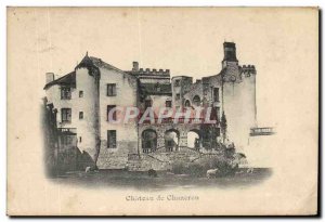 Old Postcard Chateau Chazeron