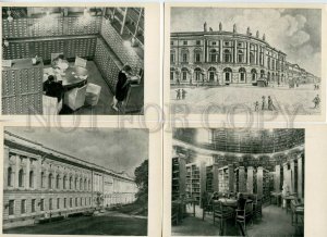 477509 USSR 1963 Leningrad Saltykov-Shchedrin Public Library set 12s ed. 15000