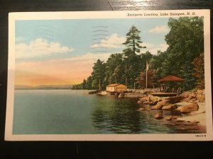 Vintage Postcard 1950 Blodgetts Landing Lake Sunapee New Hampshire