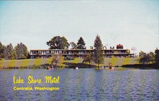 Washington Centrailia Lake Shore Motel 1981