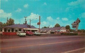 Nashville Tennessee Cartel Motel Restaurant Automobiles Hughes Postcard 21-8905
