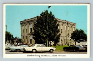 Alamo TN- Tennessee, Crockett County Courthouse, Chrome c1981 Postcard