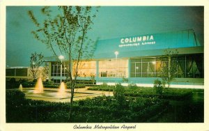 Columbia South Carolina Metropolitan Airport 1950s Postcard Meeks Teich 21-7363