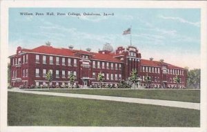 Iowa Oskaloosa William Penn Hall Penn College