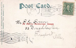 MI, Calumet, Michigan, City Hall, Opera House, 1907 PM, Hugh Leighton No 4822
