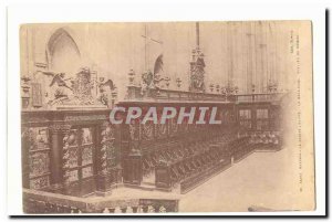 Saint-Maximin-la-Sainte-Baume Old Postcard The basilica choir stalls