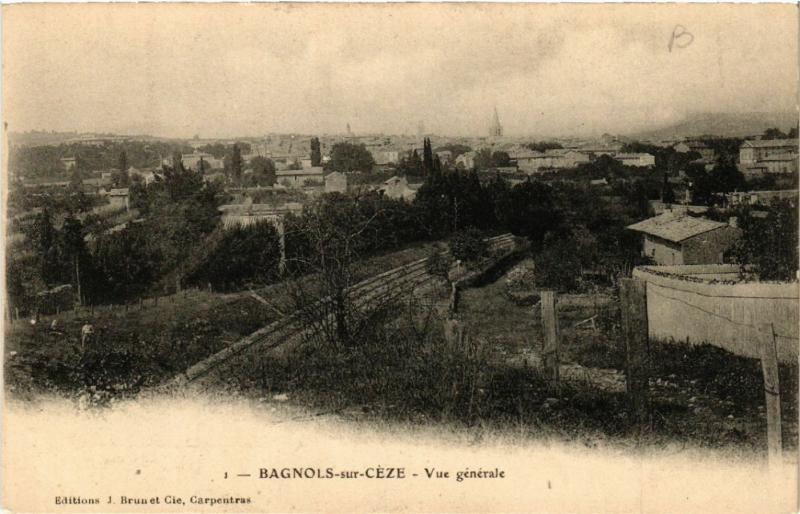 CPA BAGNOLS-sur-CEZE - Vue générale (459097)