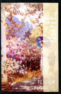 [AG] P652 Romantic Classic Painting Flower Flora Tree Women (postcard) *New