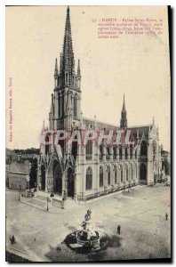 Old Postcard Nancy Eglise Saint Epvre