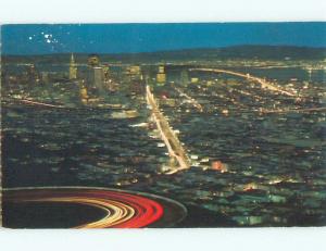 Pre-1980 AERIAL VIEW OF TOWN San Francisco California CA n3207