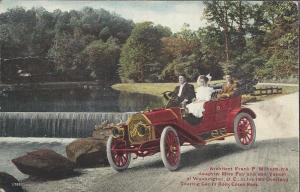 Overland Touring Car Postal Card, Deltiology