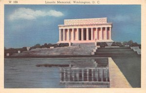 Lincoln Memorial Washington, DC, USA R.P.O., Rail Post Offices PU 1939 