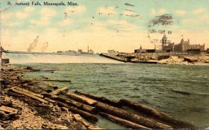 Minnesota Minneapolis St Anthony Falls 1910