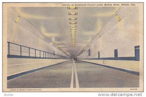 Interor Of Bankhead Tunnel Under Mobile River, Mobile, Alabama, PU-1952