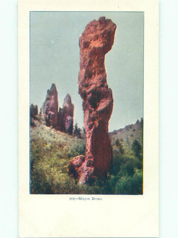 Unused Pre-1907 MAJOR DOMO ROCK AT GLEN EYRIE CASTLE Colorado Springs CO Q1663