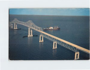 Postcard Sunshine Skyway Bridge Florida USA