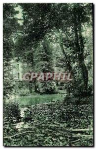 near Fontenay le Comte Old Postcard Forest Mervent Pierre Brune