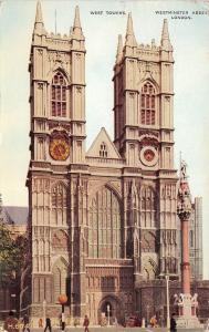 BR65191 westminster abbey london west tower   uk