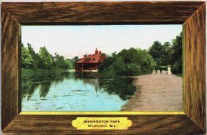 Washington Park Milwaukee Wisconsin Vintage Postcard C114