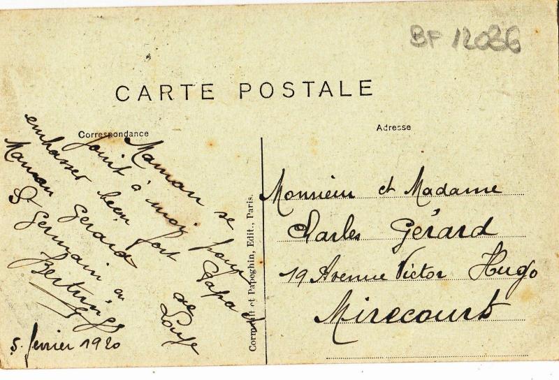 BF12036 facade principale st germain en laye le chateau  france front/back image