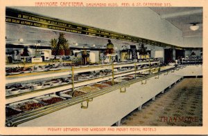 Canada Montreal Drummond Building Traymore Cafeteria Interior
