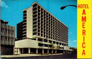 Postal De Hotel América Hartford recuento de Connecticut PM Springfield Massachusetts cancelar WOB 5c 