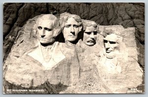 RPPC  Mount Rushmore  South Dakota  Photo Postcard  c1950