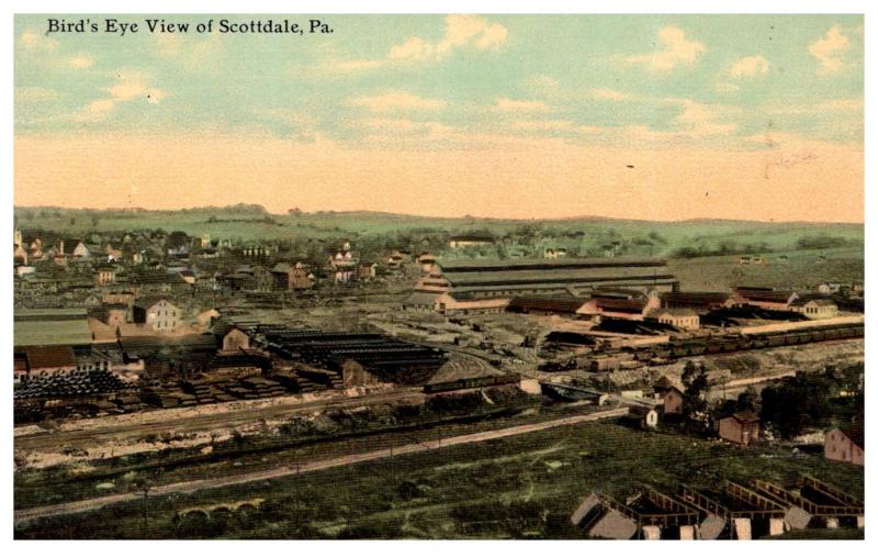 Pennsylvania  Scottsdale ,  Aerial view