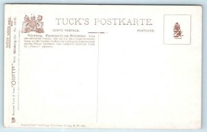 Tuck Oilette NURNBERG Germany ~ MAUERPARTIE am MOHRENTOR Artist Flower Postcard