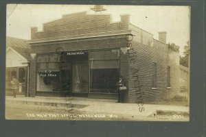 Weyauwega WISCONSIN RP 1917 NEW POST OFFICE Store? nr Waupaca Fremont New London