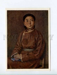 3048384 MONGOLIA artist Yadamsron student girl old PC