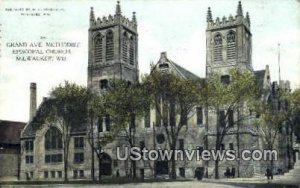 Grand Ave Methodist Episcopal Church - MIlwaukee, Wisconsin WI Postcard