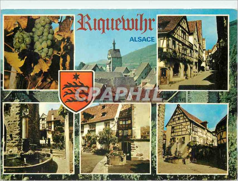 Modern Postcard Riquewihr Alsace