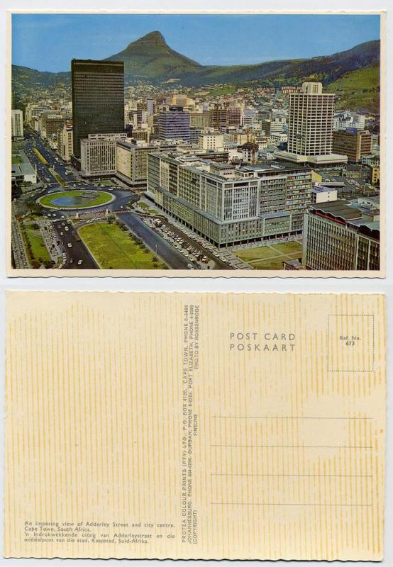 Postcard unused, Cape Town, South Africa