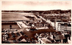 England Jersey Woodbridge and St Aubin's Bay Real Photo