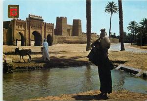 Morocco village in the desert