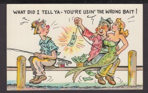 What Did I Tell Ya You're Usin' The Wrong Bait! Comics Humor - Chrome