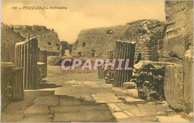 Old Postcard Pozzuoli Anfiteatro