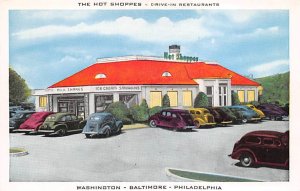 Hot Shoppes Drive-in Restaurants Baltimore, Maryland MD s 