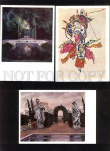 048823 Art Nouveau by SOMOV & BENOIS collection of 16 Cards