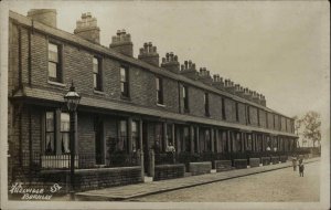 Burnley Lancashire  Melville St. England c1910 Real Photo Postcard