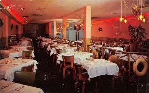 Columbus Ohio 1960s Postcard Seafood Bay Steak & Lobster House Restaurant