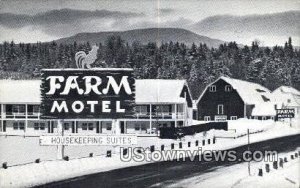 Farm Motel - Stowe, Vermont VT Postcard