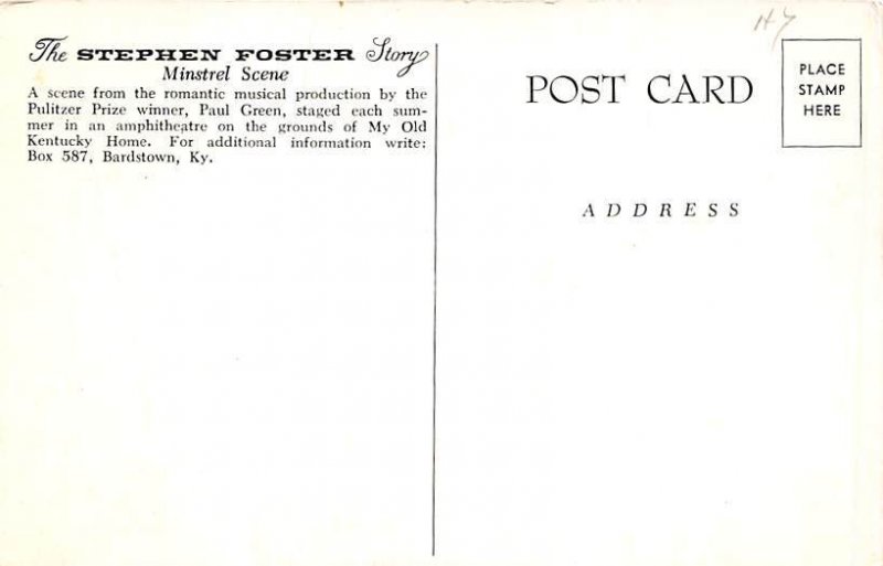 Minstrel scene Bardstown KY