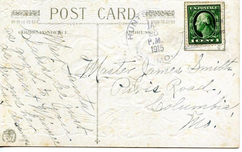 Greeting - Christmas, Santa Claus, Brown Robe