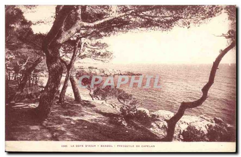 Postcard Old La Presqu'ile French Riviera Capelin