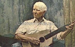 Carl Sandburg Oil Portrait in Flat Rock, North Carolina