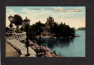 NY Castle Rest Thousand Islands Alexandria Bay New York Postcard