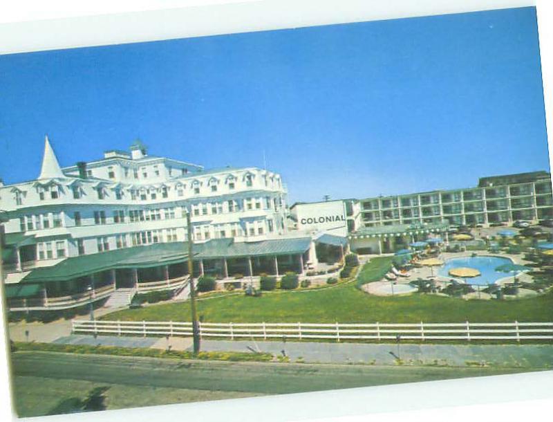 Unused Pre-1980 COLONIAL MOTEL Cape May New Jersey NJ hr5767