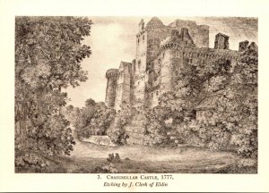 Scotland Edinburgh Craigmillar Castle 1777